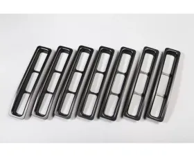 Rugged Ridge Black Grille Insert Kit Jeep Wrangler TJ 1997-2006