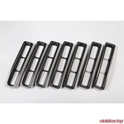 Rugged Ridge Black Grille Insert Kit Jeep Wrangler TJ 1997-2006 - 11306.03