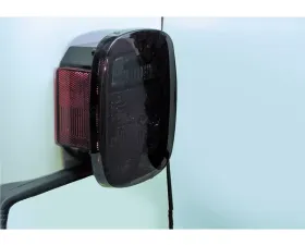 Rugged Ridge Light Cover Set, Tail Light, Smoke; 76-06 Jeep CJ5/CJ7/CJ8/Wrangler Jeep