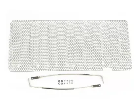 Rugged Ridge Grille Insert, Satin Stainless Steel; Jeep Wrangler JK 2007-2018