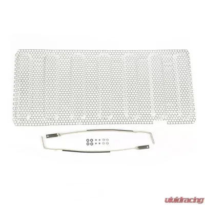 Rugged Ridge Grille Insert, Satin Stainless Steel; Jeep Wrangler JK 2007-2018 - 11401.22