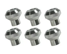 Rugged Ridge Dash Knob Kit, Billet Aluminum; 76-86 Jeep CJ Jeep