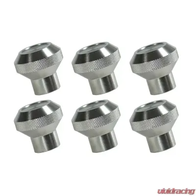 Rugged Ridge Dash Knob Kit, Billet Aluminum; 76-86 Jeep CJ Jeep - 11420.01