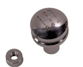 Rugged Ridge Transmission Shift Knob, 5-speed Manual, Billet Aluminum; 80-95 CJ/YJ Jeep