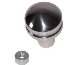 Rugged Ridge Transmission Shift Knob, Blank, Billet Aluminum; 97-06 Wrangler TJ Jeep Wrangler 1997-2006
