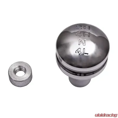 Rugged Ridge Transfer Case Shift Knob, Billet Aluminum; Jeep Wrangler YJ 1987-1995 - 11420.24