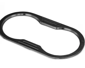 Rugged Ridge Cup Holder Trim, Black Billet Aluminum; 07-10 Jeep Wrangler JK Jeep Wrangler 2007-2010