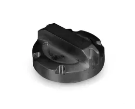 Rugged Ridge Power Steering Reservoir Cap, Billet, Black Aluminum; 07-11 Wrangler Jeep Wrangler 2007-2011