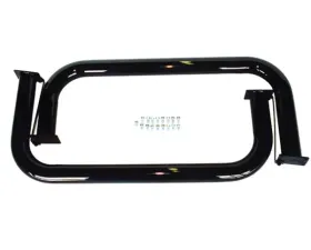 Rugged Ridge Tube Side Step Kit, Black, Round; 76-86 Jeep CJ7 Jeep