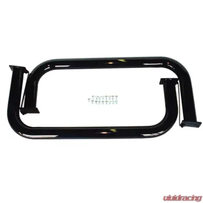 Rugged Ridge Tube Side Step Kit, Black, Round; 76-86 Jeep CJ7 Jeep - 11504.03