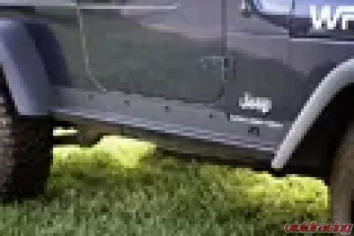 Rugged Ridge Rocker Panel Guard Kit, Heavy Duty; Jeep Wrangler TJ 1997-2006 - 11504.15