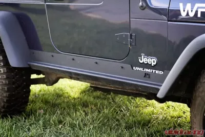 Rugged Ridge Rocker Panel Guard Kit, Heavy Duty; 04-06 Jeep Wrangler Unlimited LJ Jeep Wrangler 2004-2006 - 11504.16