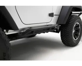 Rugged Ridge RRC Rocker Guard Kit, Black; 07-18 Jeep Wrangler JK, 2 Door Jeep Wrangler 2007-2018