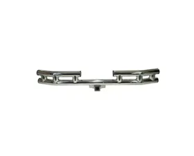 Rugged Ridge Tube Bumper, Rear, 3 Inch, Stainless Steel; 55-06 CJ/Wrangler YJ/TJ Jeep