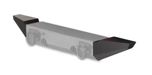 Rugged Ridge XHD Bumper Standard End Kit, Front; 76-06 CJ/Wrangler YJ/TJ Jeep - 11540.42