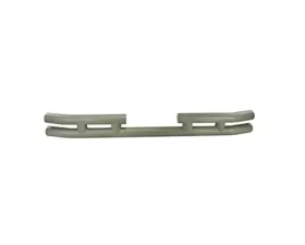 Rugged Ridge Double Tube Bumper, Rear, 3 Inch, Titanium; 87-06 Jeep Wrangler YJ/TJ Jeep Wrangler