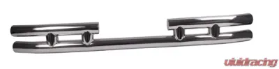 Rugged Ridge Double Tube Bumper, Rear, 3 Inch, Stainless; 87-06 Wrangler YJ/TJ Jeep Wrangler - 11573.03