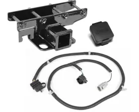 Rugged Ridge Trailer Hitch Kit, Jeep Logo; Jeep Wrangler JK 2007-2018