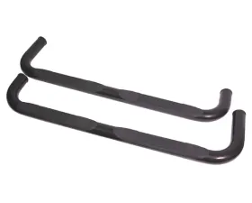 Rugged Ridge Tube Side Step Kit, Round, 3 Inch, Black; 84-01 Jeep Cherokee XJ Jeep Cherokee 1984-2001