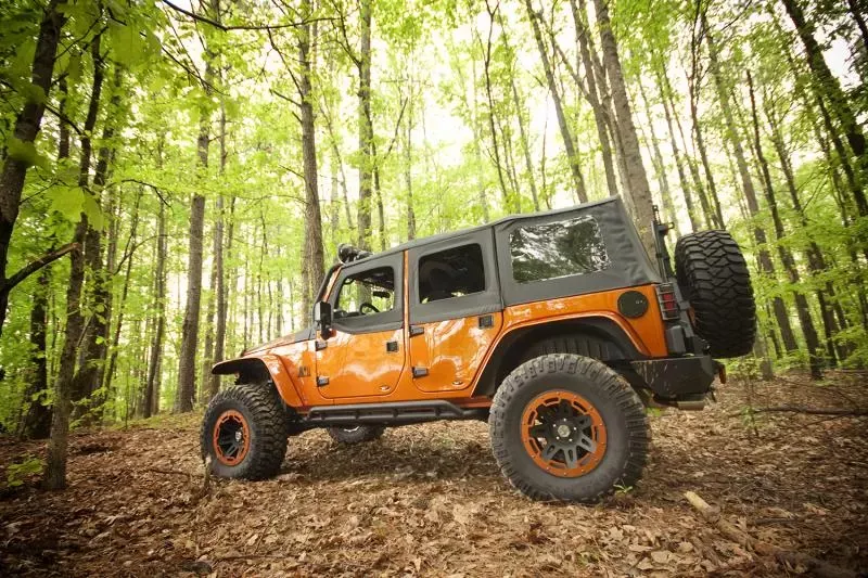 Rugged Ridge 8 Piece All Terrain Flat Fender Flare Kit Jeep Wrangler JK 2007-2018 - 11620.11