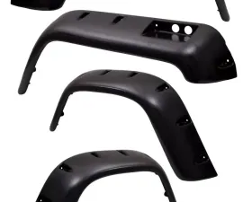 Rugged Ridge All Terrain Fender Flare Kit, 4.75 Inch, 6 Piece; 76-86 CJ5/CJ7/CJ8 Jeep