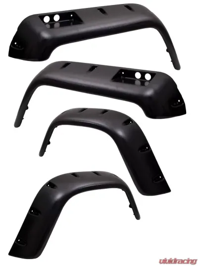 Rugged Ridge All Terrain Fender Flare Kit, 4.75 Inch, 6 Piece; 76-86 CJ5/CJ7/CJ8 Jeep - 11633.20