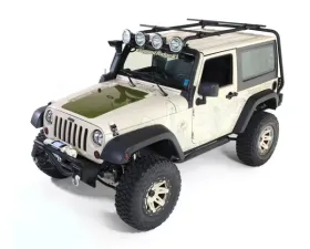 Rugged Ridge Sherpa Roof Rack; 07-18 Jeep Wrangler JK, 2 Door Jeep Wrangler 2007-2018