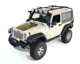Rugged Ridge Sherpa Roof Rack Kit; 07-18 Jeep Wrangler JK, 2 Door Jeep Wrangler 2007-2018