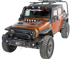 Rugged Ridge Sherpa Roof Rack Kit; 07-18 Jeep Wrangler JKU, 4 Door Jeep Wrangler 2007-2018
