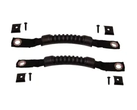 Rugged Ridge Door Pull Straps; 76-95 Jeep CJ/Wrangler YJ Jeep