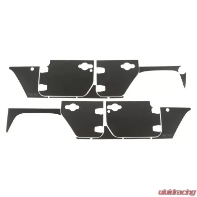 Rugged Ridge Magnetic Protection Panel Kit; 07-18 Jeep Wrangler JKU, 4 Door Jeep Wrangler 2007-2018 - 12300.53
