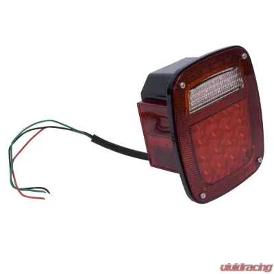 Rugged Ridge Tail Light Assembly, Left, LED; 76-06 Jeep CJ/Wrangler YJ/TJ Jeep Wrangler 1997-2006 - 12403.83