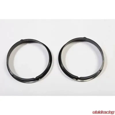 Rugged Ridge Headlight Bezel Kit, Black; Jeep Wrangler TJ 1997-2006 - 12419.23
