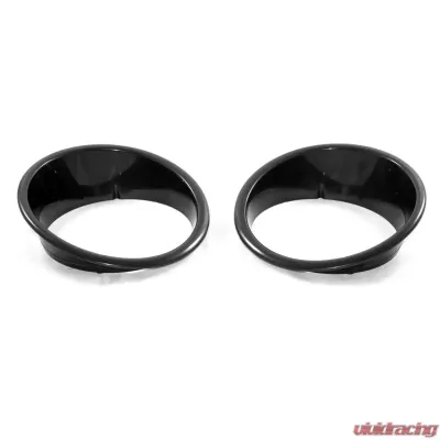 Rugged Ridge Headlight Bezel Kit, Black; Jeep Wrangler JK 2007-2018 - 12419.25