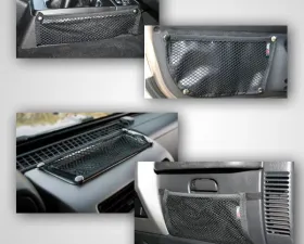 Rugged Ridge Roll Bar Mesh Storage Kit, Interior; Jeep Wrangler TJ 1997-2006