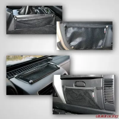 Rugged Ridge Roll Bar Mesh Storage Kit, Interior; Jeep Wrangler TJ 1997-2006 - 12495.11