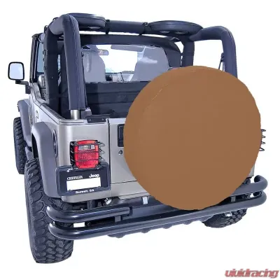 This spice tire cover from Rugged Ridge fits 30-32 inch spare tires. - 12802.37