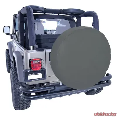 Rugged Ridge Black Diamond 33" Spare Tire Cover - 12803.35