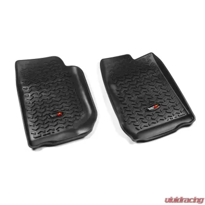 Rugged Ridge All Terrain Floor Liner, Front Pair, Black; 07-18 Jeep Wrangler JK/JKU Jeep Wrangler 2007-2018 - 12920.01