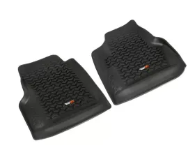 Rugged Ridge All Terrain Floor Liner, Front Pair, Black; 97-06 Wrangler TJ Jeep Wrangler 1997-2006