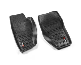 Rugged Ridge All Terrain Floor Liner, Front Pair, Black; 08-12 Jeep Liberty KK Jeep Liberty 2008-2012