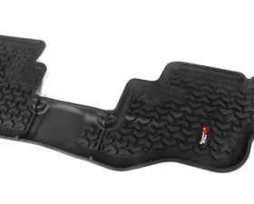 Rugged Ridge All Terrain Floor Liner, Rear, Black; 76-95 Jeep CJ7/Wrangler YJ Jeep