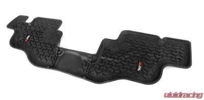 Rugged Ridge All Terrain Floor Liner, Rear, Black; 76-95 Jeep CJ7/Wrangler YJ Jeep - 12950.22