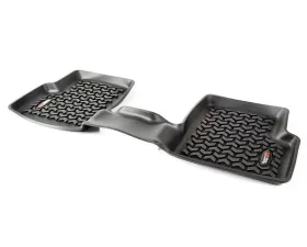 This rear black floor liner from Rugged Ridge fits 15-18 Jeep Renegades. Jeep Renegade 2015-2018