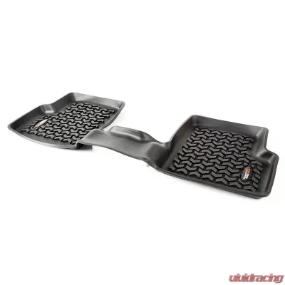 This rear black floor liner from Rugged Ridge fits 15-18 Jeep Renegades. Jeep Renegade 2015-2018 - 12950.37