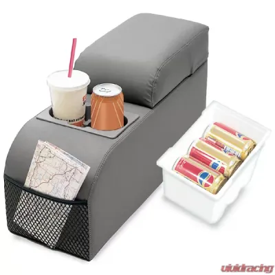 Rugged Ridge Center Console, Standard, Locking, Gray; 76-95 Jeep CJ/Wrangler YJ Jeep - 13101.09