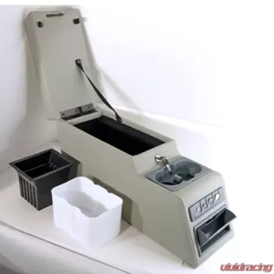 Rugged Ridge Center Console, Ultimate, Locking, Gray; 76-95 Jeep CJ/Wrangler YJ Jeep - 13102.09