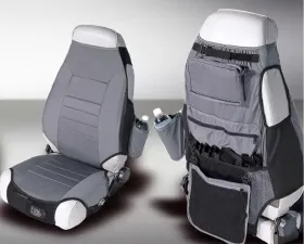 Rugged Ridge Seat Protector Kit, Fabric, Gray; 76-06 Jeep CJ/Wrangler YJ/TJ Jeep
