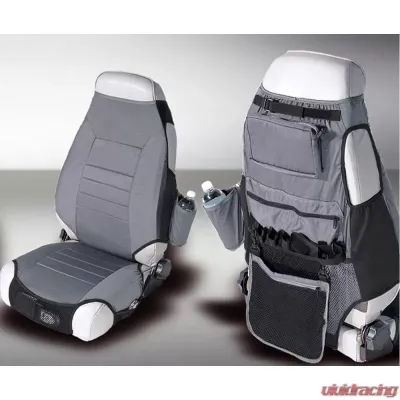 Rugged Ridge Seat Protector Kit, Fabric, Gray; 76-06 Jeep CJ/Wrangler YJ/TJ Jeep - 13235.09