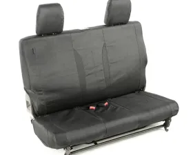 Rugged Ridge Elite Ballistic Seat Cover, Rear, Black; 07-10 Wrangler JK, 2 Door Jeep Wrangler 2007-2010